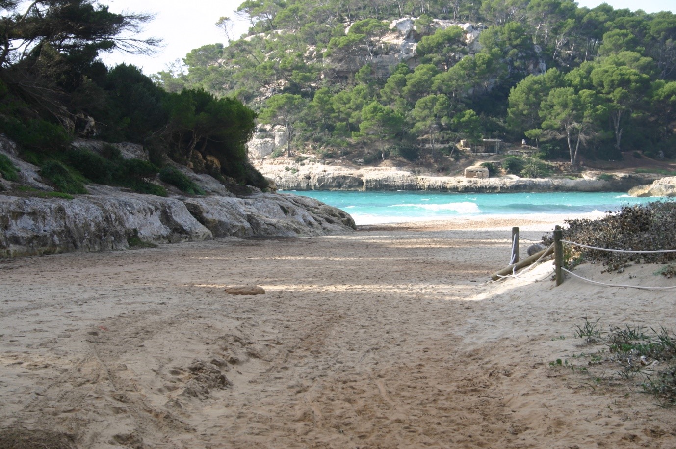 Quiet small beach and very private in Menorca